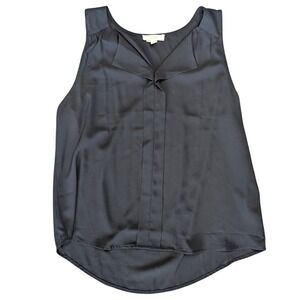 E‎ & M Black large Tank Top
